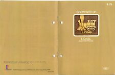 Catalogo lionel 1981 usato  Sciacca