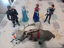 Disney 6 Frozen Figures Anna Elsa Hans Sven Olaf Kristoff for sale  Shipping to South Africa