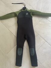 Wetsuit Age 7-8 Kids Full Length Banana Bite Black Green Bananabite Twf for sale  Shipping to South Africa