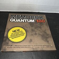 Memorex Quantum 180 10” Novo Carretel Caixa Aberta para Carretel Metal 1,0 Mil x 3600 Pés comprar usado  Enviando para Brazil