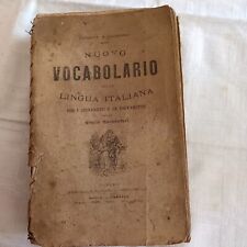 Antico dizionario vocabolario usato  Voghera