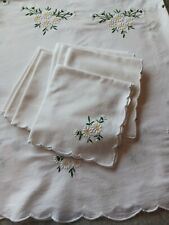 Daisy embroidered tablecloth for sale  Missoula
