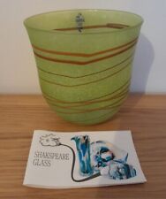 Shakspeare glass 12cm for sale  BRISTOL
