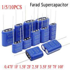 Supercapacitor Farad tipo combinado 5.5V 0.47F 1F 1.5F 2F 2.5F 3.5F 5F 7F 10F comprar usado  Enviando para Brazil