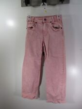 Calça jeans feminina Colorful Planet tamanho L 10 12 bolsos rosa com zíper botão comprar usado  Enviando para Brazil