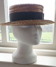 Vintage straw boater for sale  CARDIFF