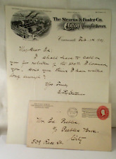 1901 letter signed for sale  Salem