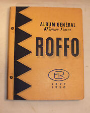 Ancien catalogue roffo d'occasion  Coutances