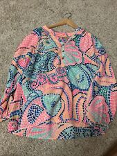 Usado, Blusa túnica Lilly Pulitzer de seda tamanho P comprar usado  Enviando para Brazil