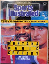 Joe Montana, revista autografada Sports Illustrated, 18 de dezembro de 1989 comprar usado  Enviando para Brazil
