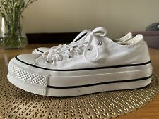 Converse platform white for sale  TWICKENHAM