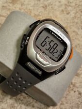 Relógio Timex monitor de frequência cardíaca T5G981 esporte moldura prata pulseira cinza ** FUNCIONANDO ** comprar usado  Enviando para Brazil