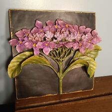 Floral wall plaque for sale  Kalamazoo