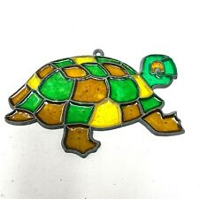 Vitral de tartaruga trippy vintage hippie caseiro apanhador de sol anos 60-70 comprar usado  Enviando para Brazil
