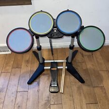 Conjunto de bateria Wii Rock Band com fio preto Harmonix 19092 com suporte e pedal  comprar usado  Enviando para Brazil