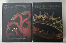 Game Of Thrones - Lote de conjuntos de caixas de primeira e segunda temporadas DVD’s com capas deslizantes comprar usado  Enviando para Brazil