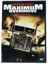 Maximum overdrive dvd for sale  USA