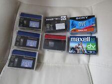 Mini camcorder tapes for sale  RUGBY