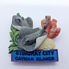 Ímã de geladeira viagem lembrança Stingray City Ilhas Cayman comprar usado  Enviando para Brazil
