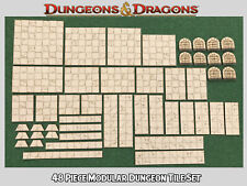 Juego de 48 piezas de azulejos modulares para mazmorras 2 - dnd - Dungeon Dungeons & Dragons de mesa segunda mano  Embacar hacia Argentina