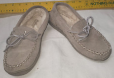 Slippers gray suede for sale  Shipping to Ireland