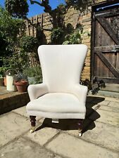 Wing back armchair for sale  LONDON