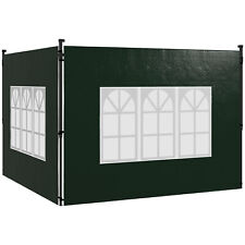 Outsunny Gazebo Side Panels for 3x3(m) or 3x6m Gazebo Canopy, 2 Pack, Green for sale  Shipping to South Africa