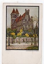 Używany, Toruń, kościół Jakobi, karta artysty - Bendrat - 1917 na sprzedaż  Wysyłka do Poland