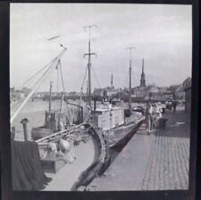 RARE 1950'S FILM NEGATIVE AYR HARBOUR WITH BA BALLANTRAE FISHING BOAT SCOTTISH for sale  DUNFERMLINE