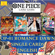 One Piece Card Game OP-01 Romance Dawn Booster Box OP01 SINGLE CARDS English PSA segunda mano  Embacar hacia Spain