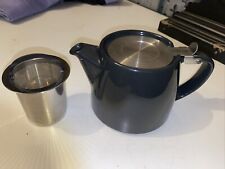 Forlife stump teapot With Infuser Black Excellent Condition for sale  Shipping to South Africa