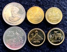 Lesotho 3 Coins Set  1, 10, 25 Lisente UNC World Coins for sale  Shipping to South Africa