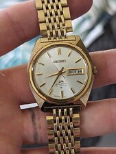Relógio masculino automático SEIKO Lord Matic 5606-7000 data do dia dourado comprar usado  Enviando para Brazil