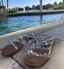 clear jelly sandals for sale  Merrick