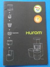 Hurom juicer manual for sale  UK