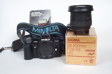[PROBADO] Cámara fotográfica Minolta Maxxum 7000AF 35 mm SLR con lente Sigma 28-200 ZOOM AF segunda mano  Embacar hacia Argentina