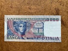 Banconota lire 50.000 usato  Enna