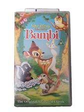 Bambi vhs video for sale  LOCKERBIE