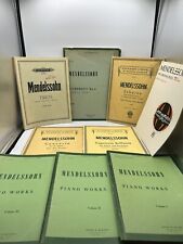 Mendelssohn Klavier Trios Op. Lote de 9 partituras para violino piano 49 e 66 1740 comprar usado  Enviando para Brazil