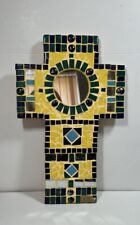 Colourful cross mosaic for sale  NEWMARKET
