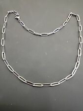 Platinum chain necklace for sale  CUPAR