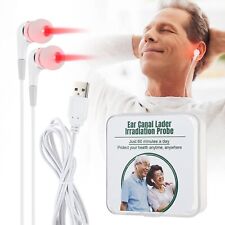  Infrapeace Red Light Therapy Earplugs Tinnitus Ear Laser Therapy Earplug, used for sale  Shipping to South Africa