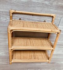 Vintage bamboo wicker for sale  FAREHAM