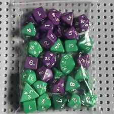 Green purple dice for sale  SEAHAM