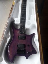 Headless guitar purple for sale  SALTBURN-BY-THE-SEA