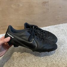 Czarne buty piłkarskie Nike Tiempo UK 9 Legend 9 Elite FG buty męskie sportowe na sprzedaż  Wysyłka do Poland