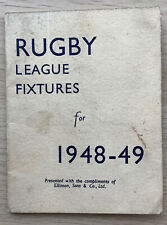 Rugby league fixtures for sale  Shipping to Ireland