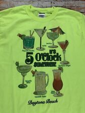 Camiseta Feminina It's 5 O'Clock Somewhere Daytona Beach, Flórida Verde M/Masculina P comprar usado  Enviando para Brazil