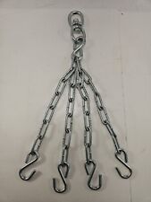 Hanging Steel Chains Boxing Punching Heavy Bag 4 Strand S Hooks With Swivel for sale  Shipping to South Africa