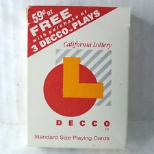 Decco california lottery for sale  Lakeport